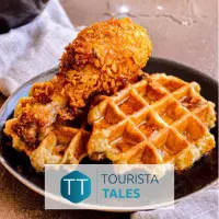 Chicken and Waffle Plate - Fabergé Restaurant