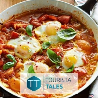 Spicy Poached Eggs - Olive & Gourmando